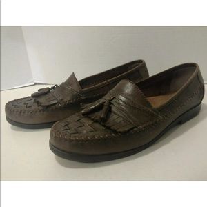 Bass Mens Tassel Slip On Loafer Casual 9